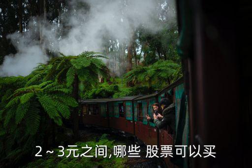 2～3元之間,哪些 股票可以買(mǎi)