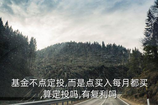  基金不點(diǎn)定投,而是點(diǎn)買(mǎi)入每月都買(mǎi),算定投嗎,有復(fù)利嗎