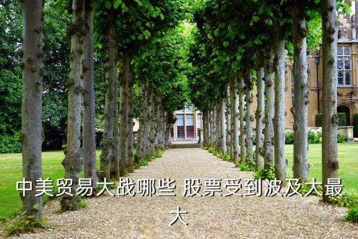 中美貿易大戰(zhàn)哪些 股票受到波及大最大