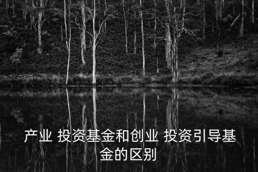 產業(yè)投資是投資的,財務投資和產業(yè)投資的區(qū)別