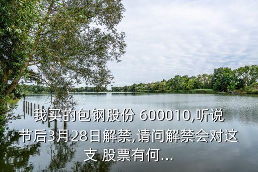我買的包鋼股份 600010,聽說(shuō)節(jié)后3月28日解禁,請(qǐng)問(wèn)解禁會(huì)對(duì)這支 股票有何...