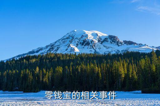  零錢寶的相關事件
